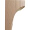 Ekena Millwork 5 1/4"W x 4"D x 6"H Clarksville Bracket, Mahogany BKTW05X04X06CVGM - alternate 2